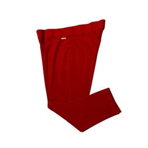 Michael Kors Red Pull-On Stretch Pants – Women’s Size XL / 14–16